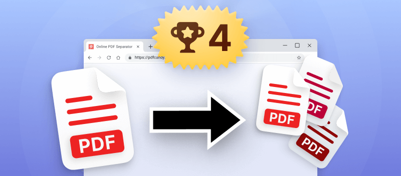 PDF Separator: 4 Online Services